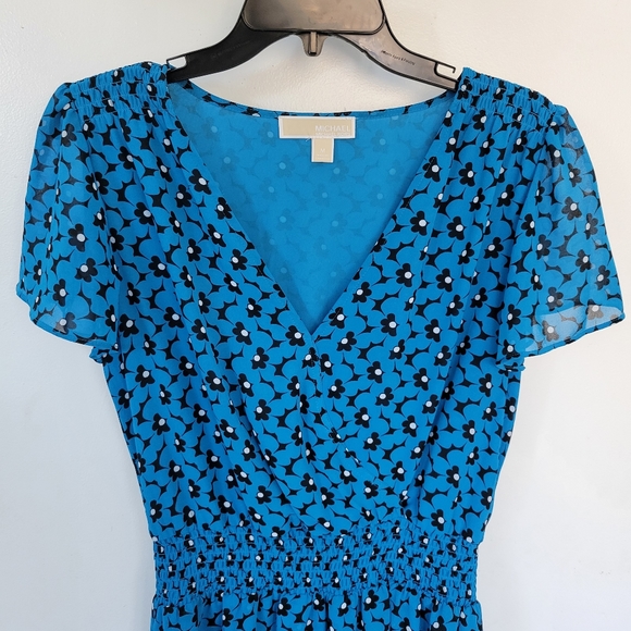 MICHAEL Michael Kors Floral Faux Wrap Dress - Picture 4 of 6